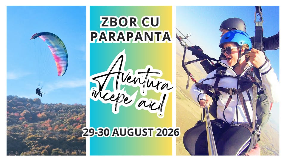 Zbor cu parapanta in tandem