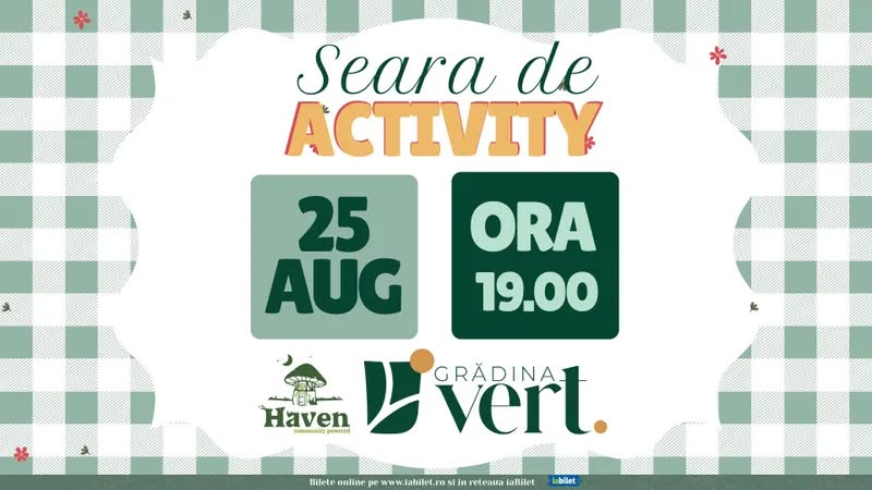 Iași: Seara de Activity@Vert