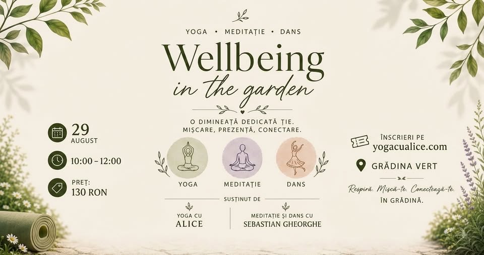 WELLBEING IN THE GARDEN 🧘‍♀️🌿