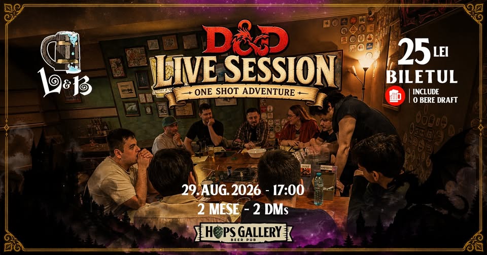 Dungeons & Dragons One Shot Adventure @ Hops Gallery