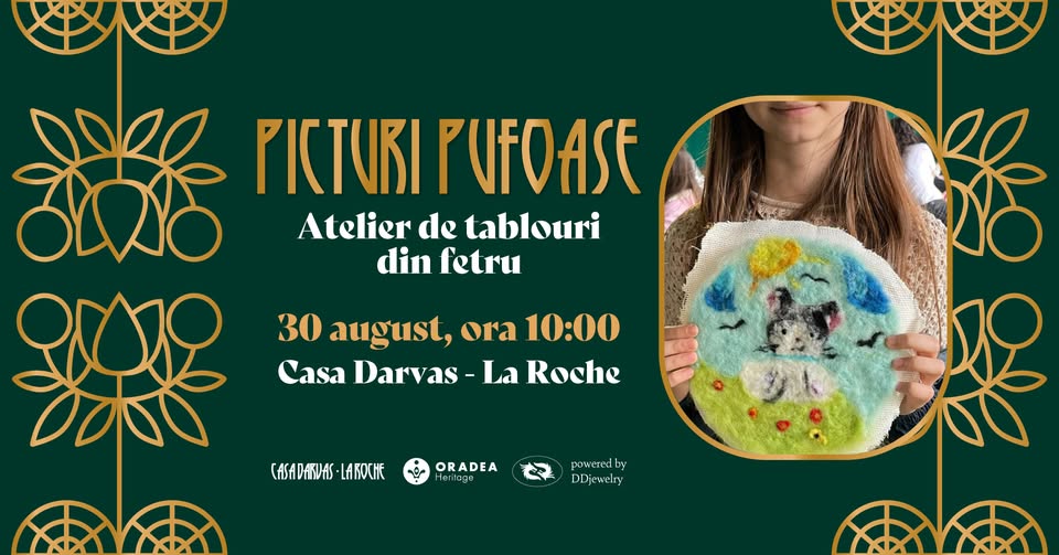 Picturi pufoase – Atelier de tablouri din fetru