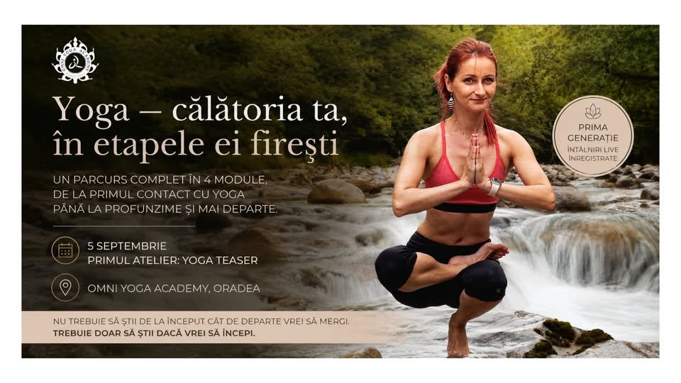 Yoga — călătoria ta, în etapele ei firești