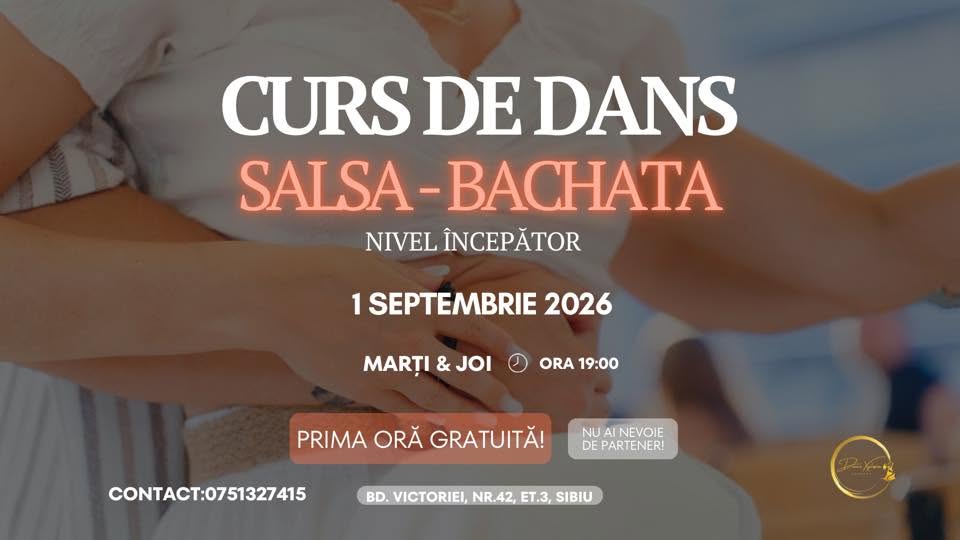 Curs de Dans – Salsa & Bachata în Sibiu – Dance Xplosion Academy