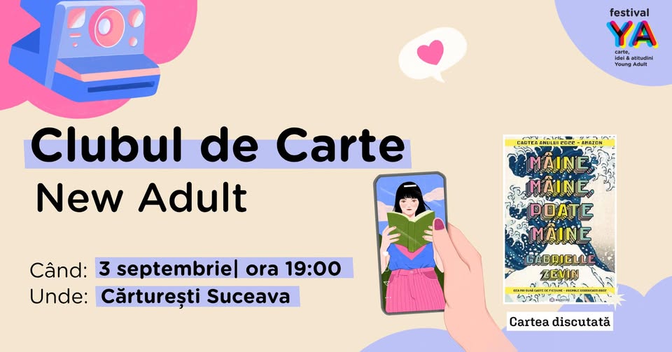 Clubul de carte Young Adult 🍂 septembrie