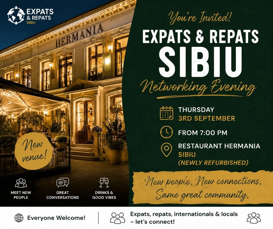 Expats & Repats Sibiu – September Meetup @ Hermania