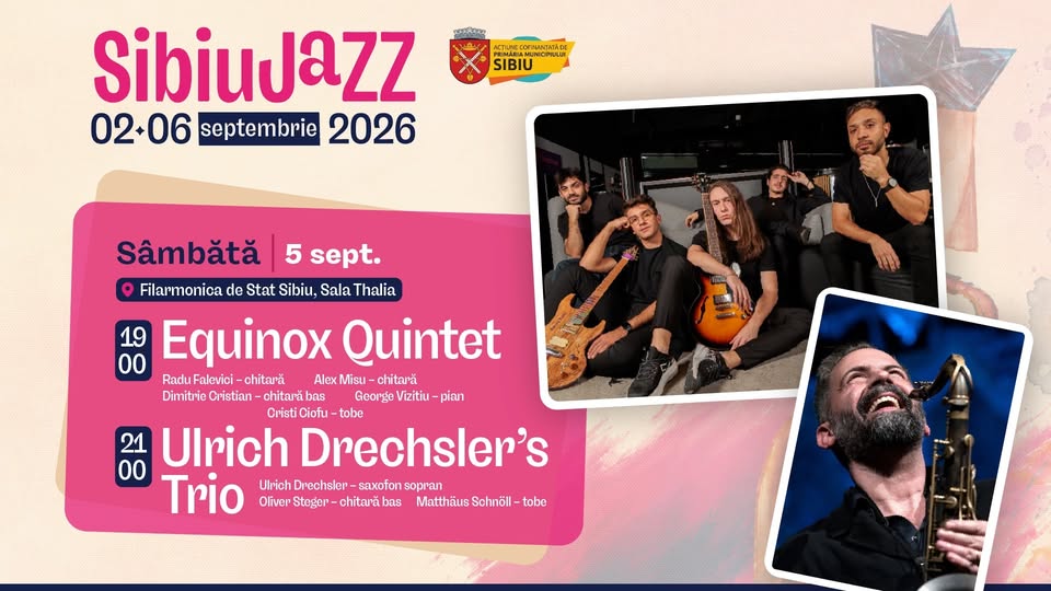 Sibiu Jazz Festival 2026 | Ulrich Drechsler’s Trio / Equinox Quintet