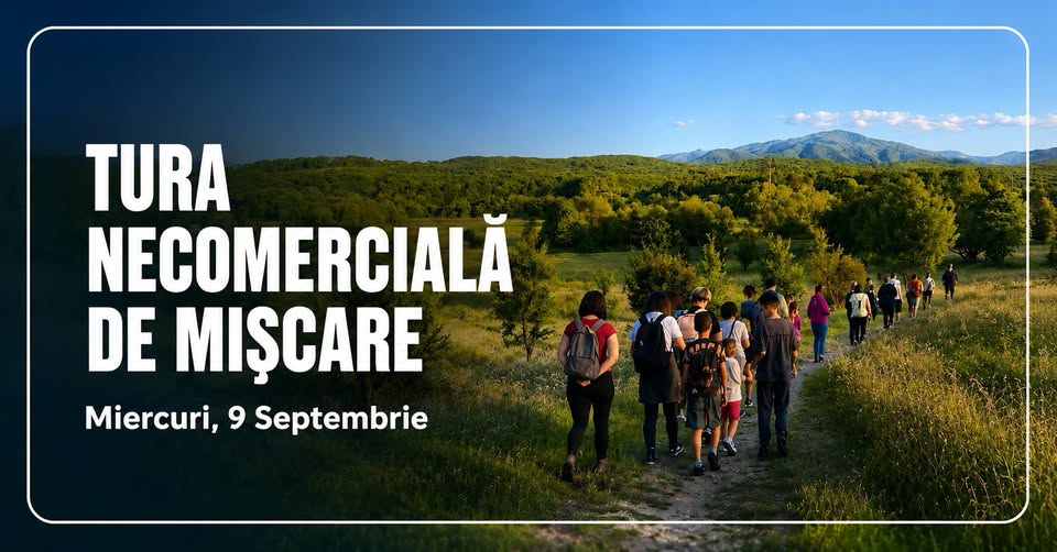 Tura necomerciala de mișcare în natură.