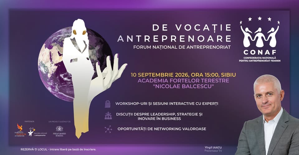 Forumul Național De Vocație Antreprenoare – Sibiu