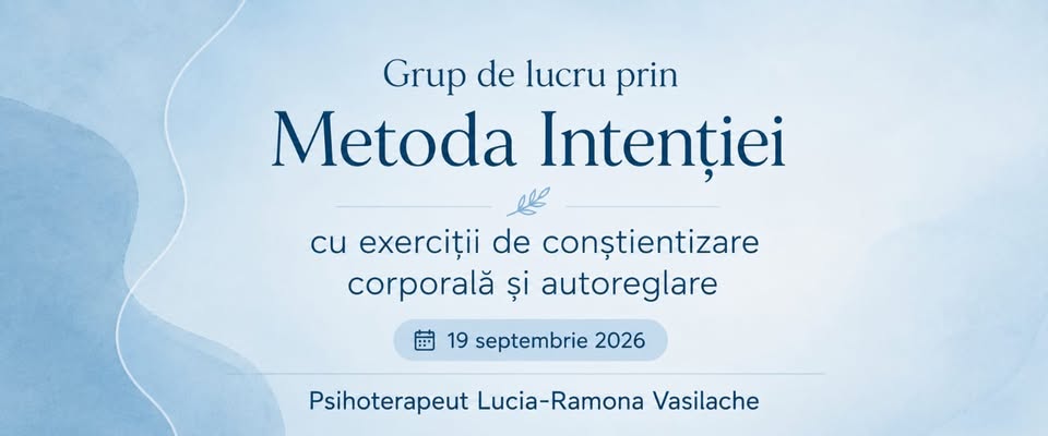 Explorarea identității prin Metoda Intenției, septembrie 2026