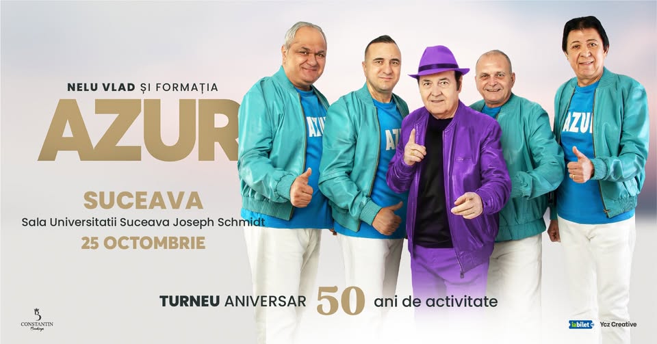 AZUR – CONCERT LIVE „50 ANI DE CARIERA” @SUCEAVA – AUDITORIUM JOSEPH SCHMIDT