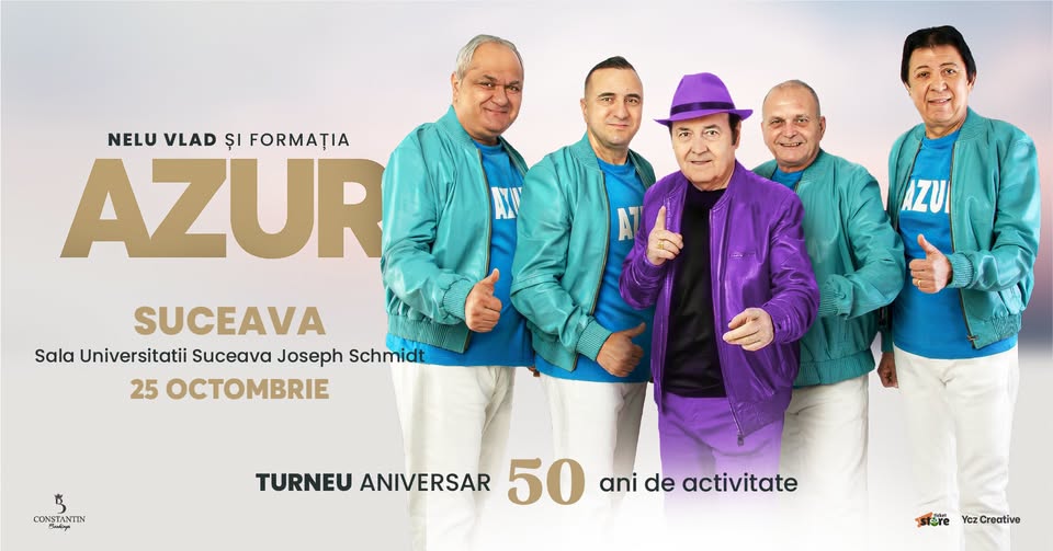 NELU VLAD si Formatia AZUR – Turneu Aniversar 50 de ani – Suceava