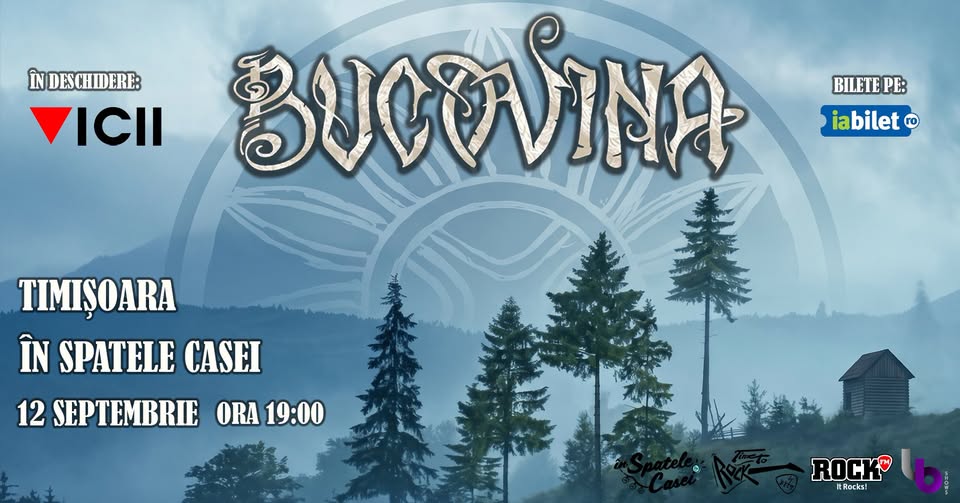 Concert BUCOVINA și VICII În Spatele Casei, Timișoara