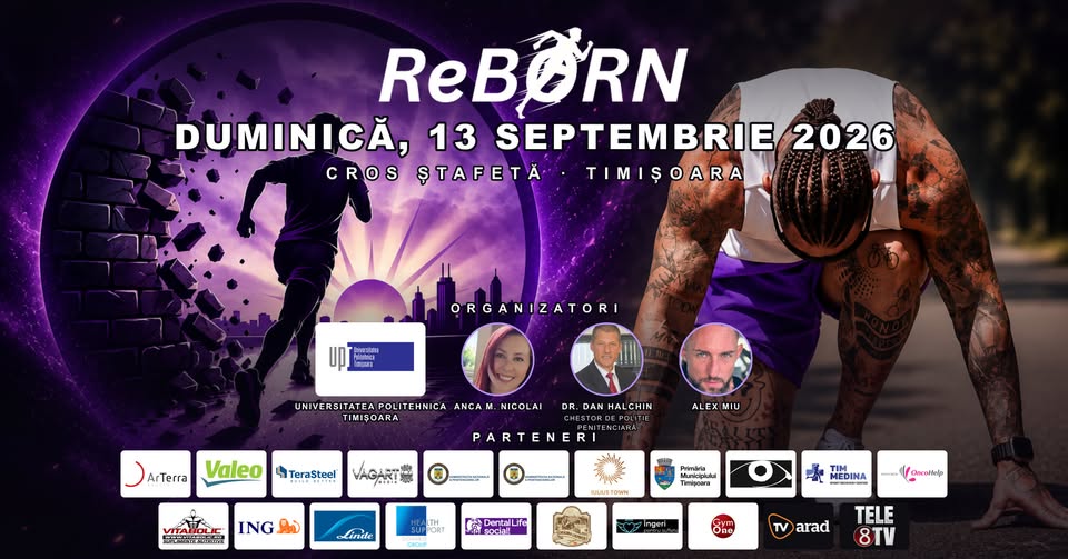 Crosul ReBORN Timișoara 2026 | Cursă Caritabilă