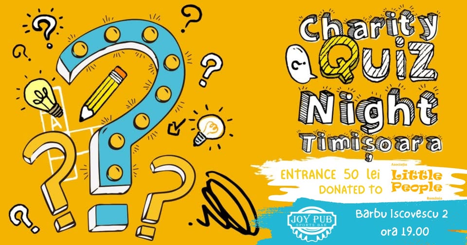 The Little People Charity Quiz night Timisoara