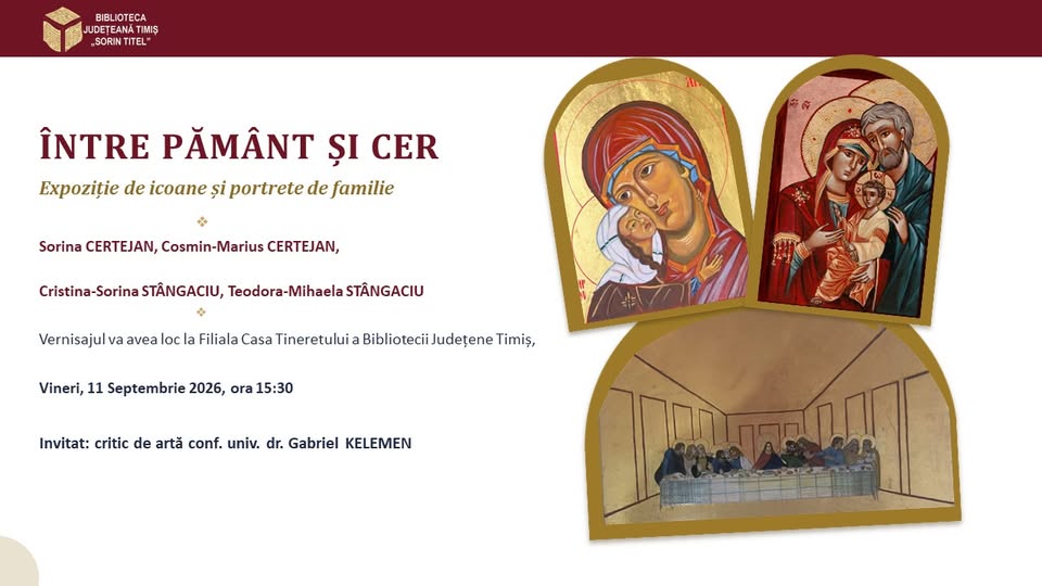 ÎNTRE PĂMÂNT ȘI CER — Expoziție de icoane și portrete de familie