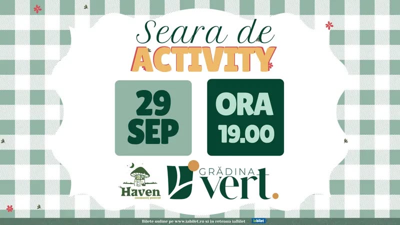 Iași: Seara de Activity@Vert