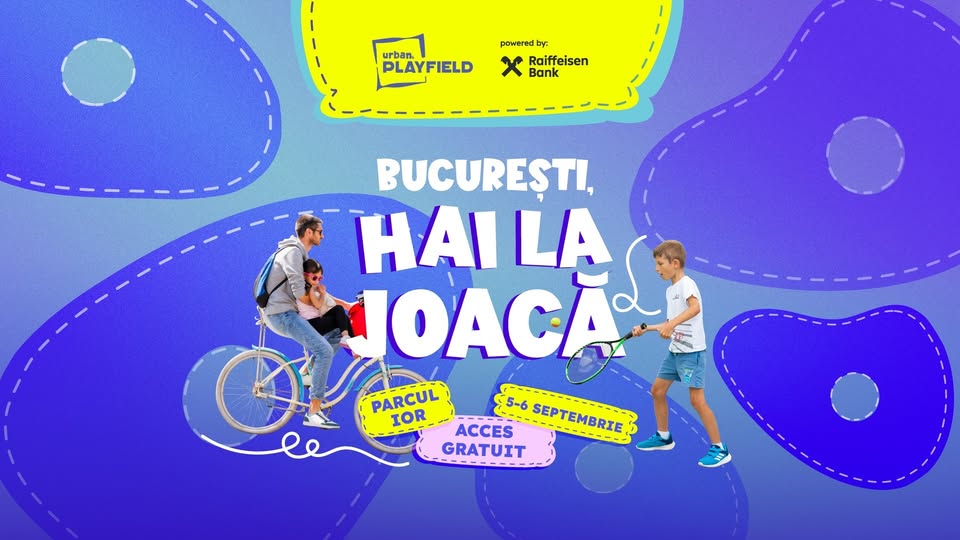 Urban Playfield I București, hai la joacă!