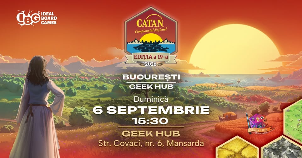 Campionatul National de Catan – Bucuresti – Bucharest Geek Hub