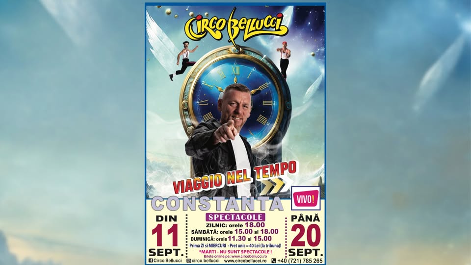 Circo Bellucci vine în CONSTANȚA!🎪 @VIVO! MALL