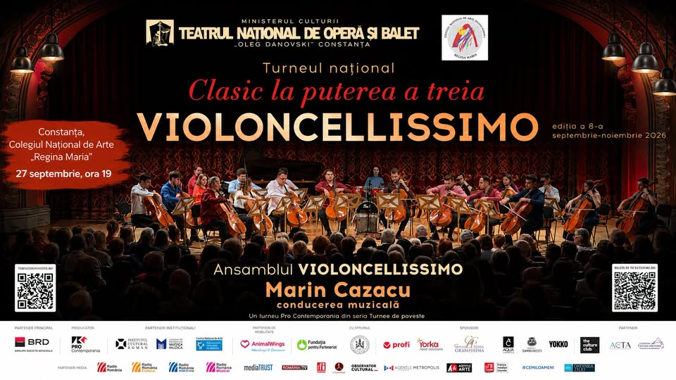 VIOLONCELLISSIMO – Teatrul Național de Operă și Balet „Oleg Danovski” Constanta