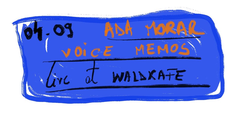 Concert Ada Morar – VOICE MEMOS | Brașov, @Waldkafe