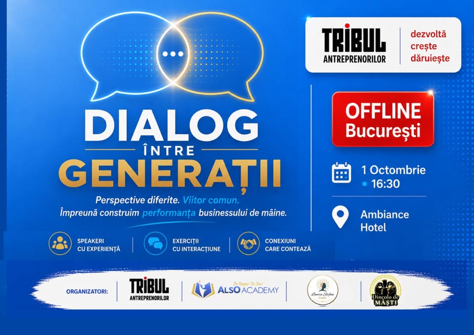 Dialog între generații – Networking OFFLINE Tribul Antreprenorilor | București