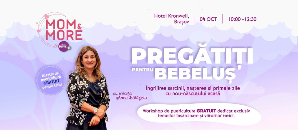 MOM & MORE: Pregatiti pentru bebelus |  Brasov