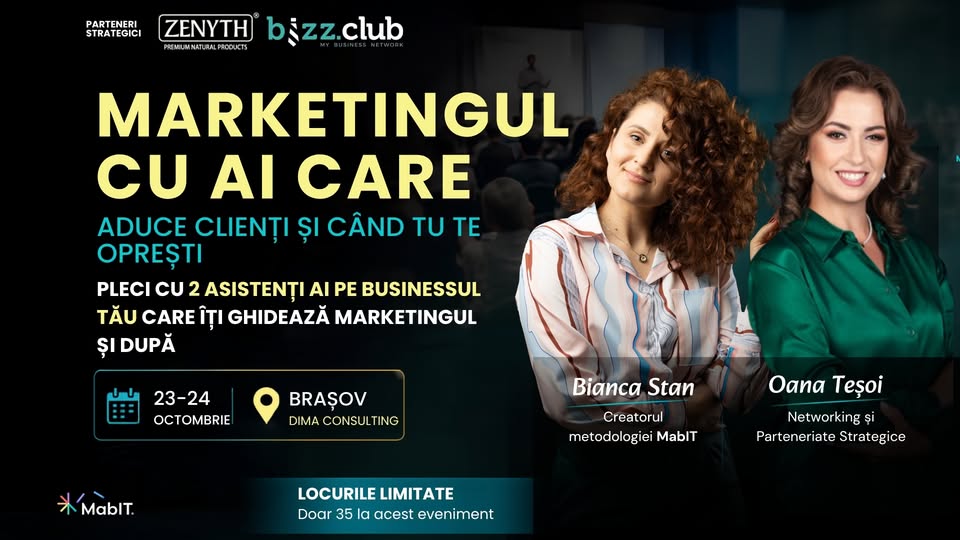MARKETING CU AI – WORKSHOP PRACTIC – BRAȘOV