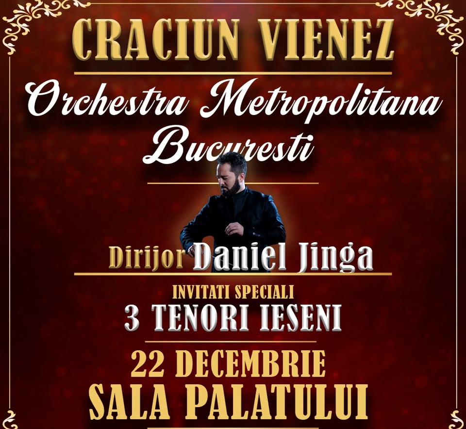 CRACIUN VIENEZ cu Orchestra Metropolitană București – Sala Palatului