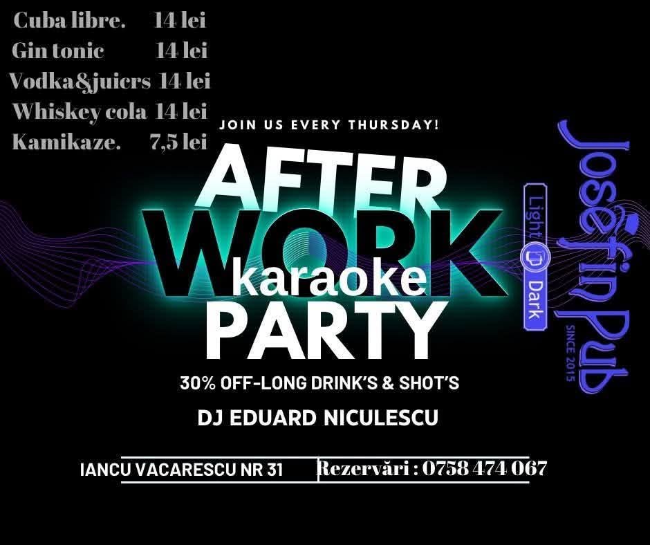 After work karaoke