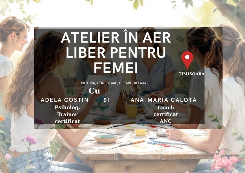 Mă întorc la mine – atelier creativ în aer liber pentru femei, pictura
