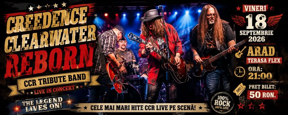 Creedence Clearwater Reborn-CCR tribute//Arad Terasa Flex