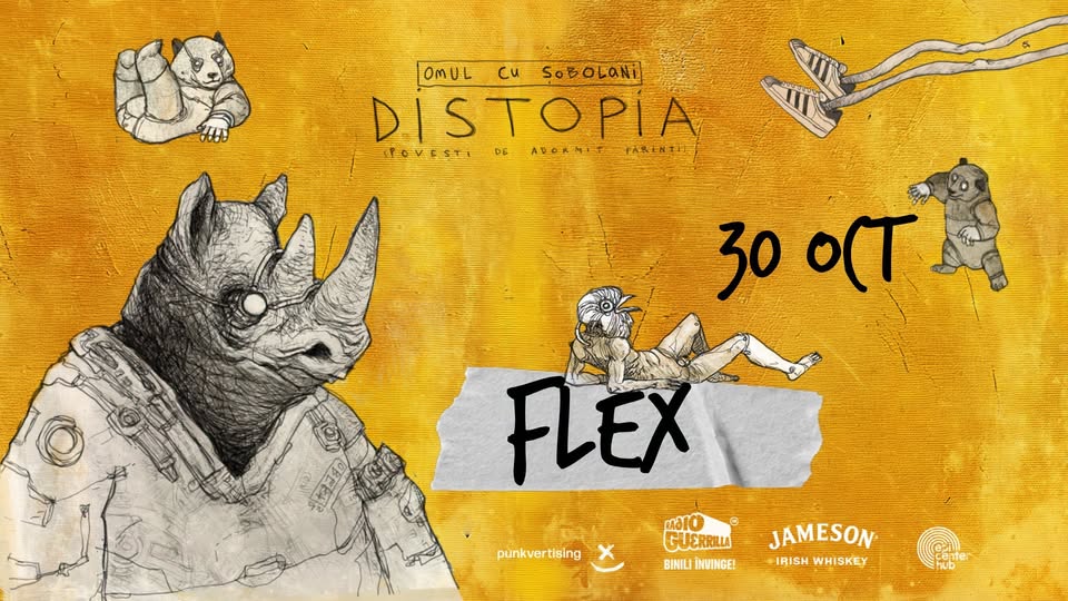 Omul cu Sobolani • Lansare de album: „Distopia” • Arad • Club Flex • 30 octombrie