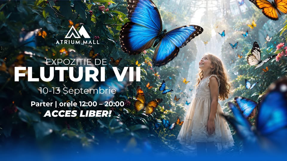 Expoziție de Fluturi Vii