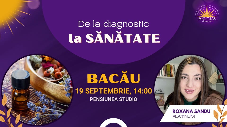De la diagnostic la SANATATE- BACĂU