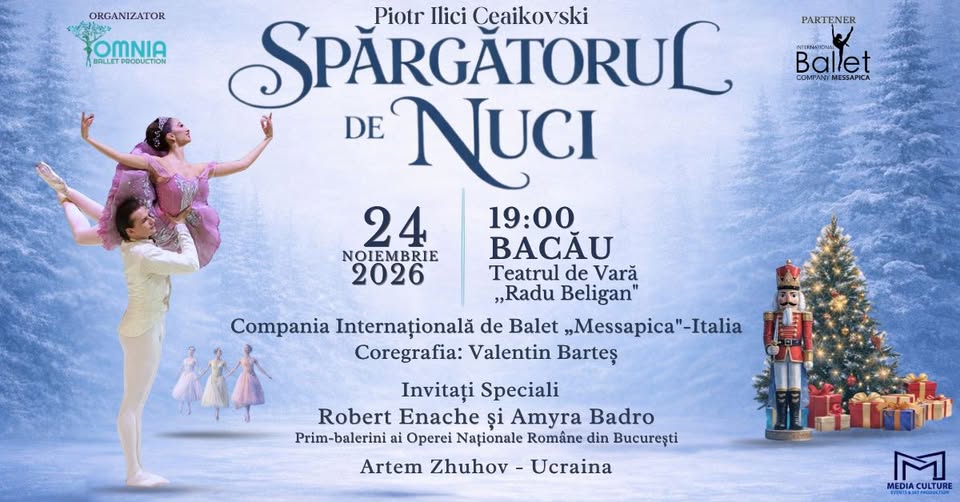 SPARGATORUL DE NUCI – Turneu National de balet – Bacau