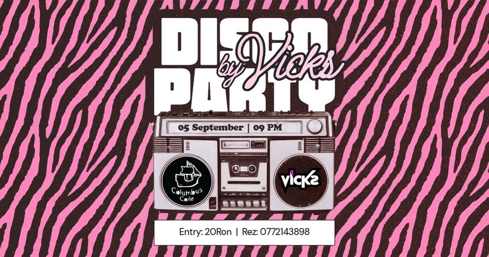 Disco Party by Vicks at Columbus Cafe