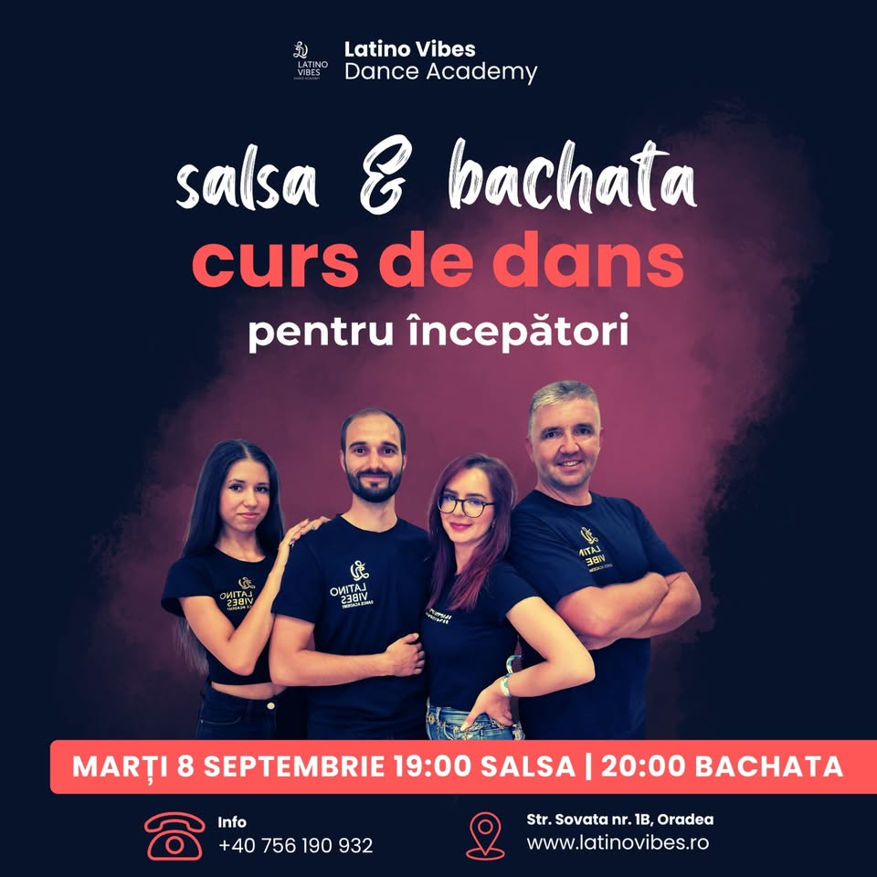 Curs de dans pentru incepatori Salsa & Bachata