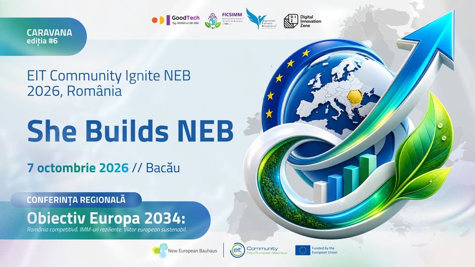 SHE BUILDS NEB ajunge la Bacău | Întâlnire pentru femeile antreprenoare