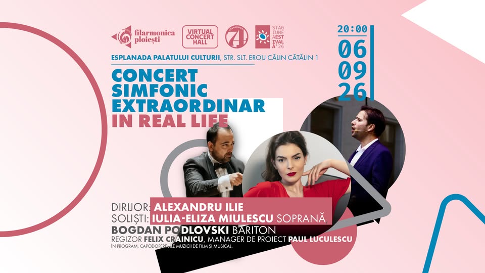 Concert Simfonic Extraordinar – In Real Life – 6 septembrie 2026