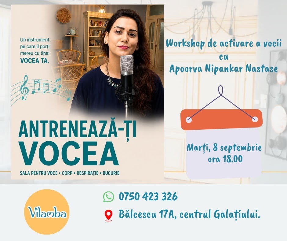 Workshop „Antreneaza-ti vocea”