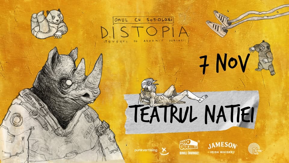 Omul cu Sobolani • Lansare de album: „Distopia” • Ploiești • Teatrul Nației • 7 noiembrie