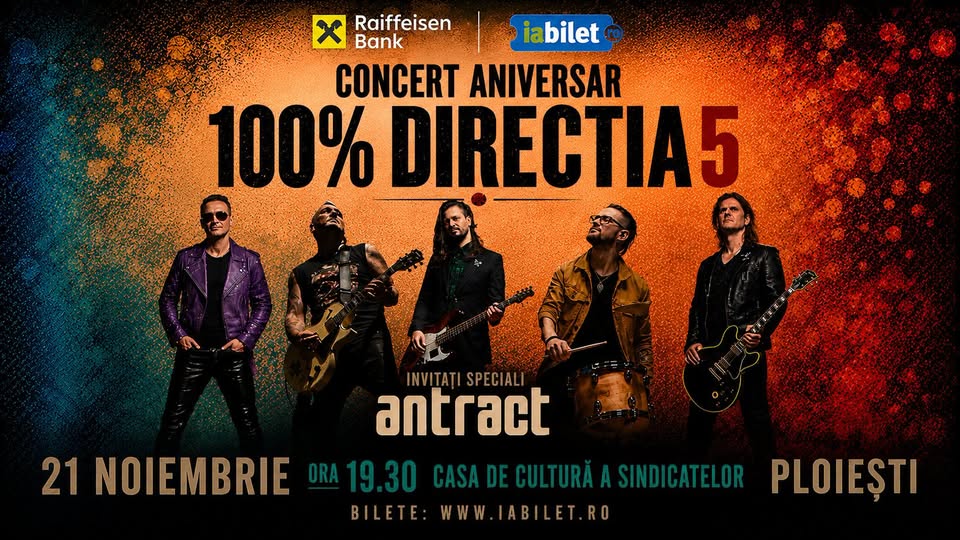 Concert Direcția 5 la Casa de Cultură a Sindicatelor Ploiești