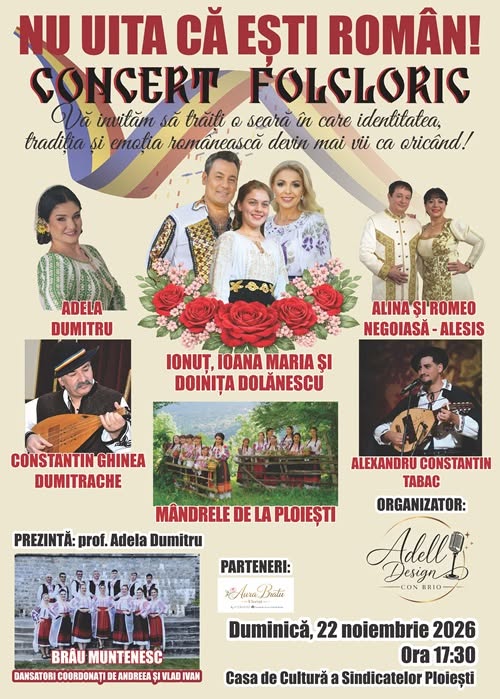 IONUȚ, IOANA-MARIA și DOINIȚA DOLĂNESCU -NU UITA CĂ EȘTI ROMÂN – Ploiesti