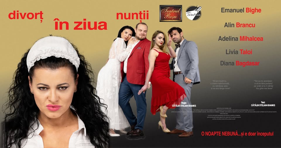 Ploiești: Comedie/Teatru „Divorț în ziua nunții”