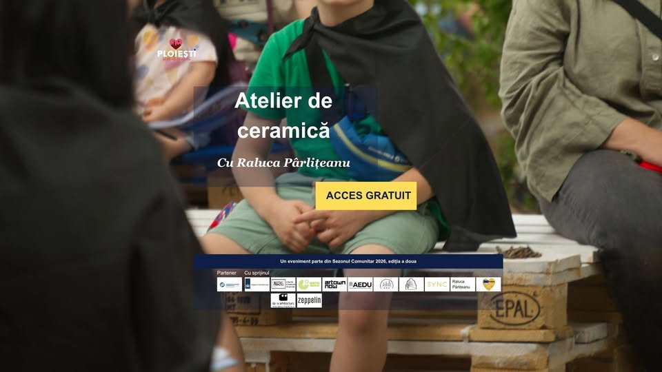 Sezon comunitar: Atelier de ceramică pe malul Dâmbului
