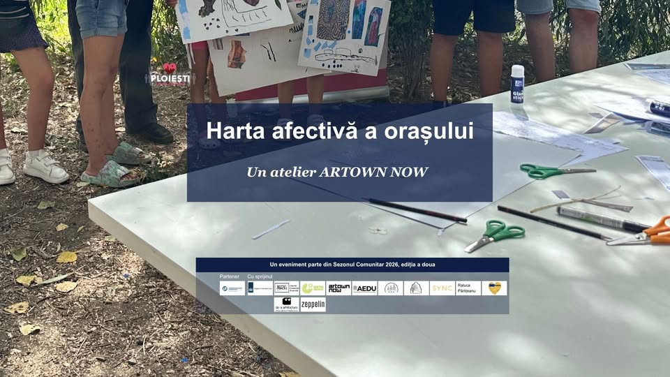 Sezon comunitar: Harta afectivă a orașului, un atelier pe malul Dâmbului