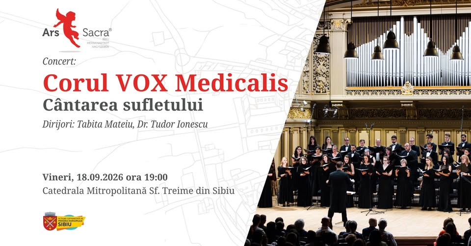 Cântarea sufletului | Concert coral | Corul VOX Medicalis | Ars Sacra Sibiu