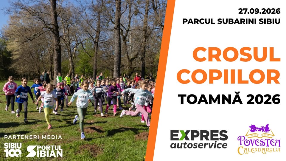 🏃🏻♂️ Crosul Copiilor Sibiu – Toamnă 2026