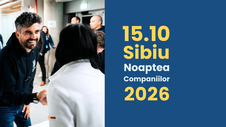 Noaptea Companiilor Sibiu – 15.10.2026
